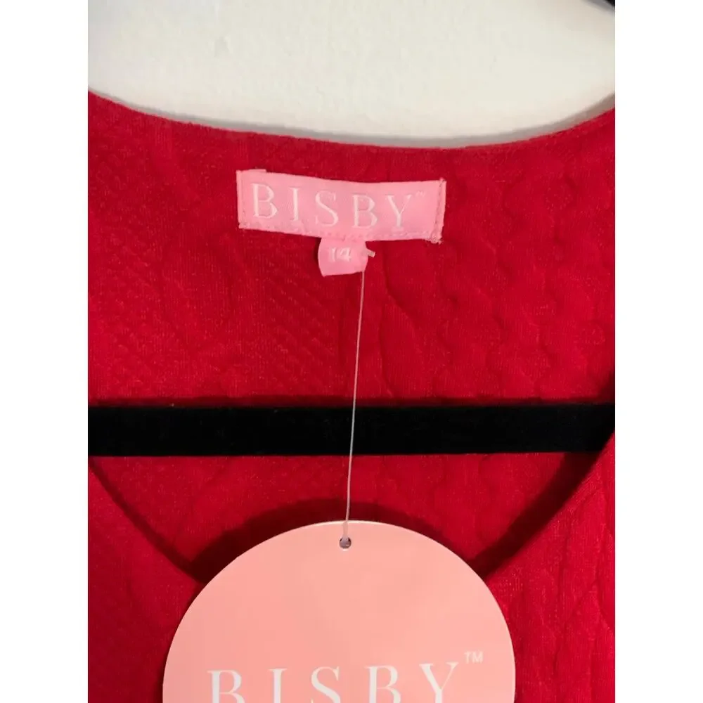 Bisby Retro Jumper- Cherry NWT size 14‎